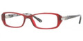 VOGUE VO 2709B Eyeglasses W905 Transp Red 52-16-135