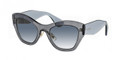Miu Miu Sunglasses MU 11PS ROY0A7 Transparent Grey 52-22-145