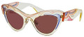 Miu Miu Sunglasses MU 07PS TFC0A0 Transparent Yellow 49-22-145