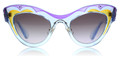 Miu Miu Sunglasses MU 07PS TIR3E2 Transparent Blue 49-22-145