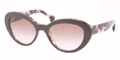 Prada Sunglasses PR 15QS ROL0A6 Top Brown/Pink Havana 53-19-140
