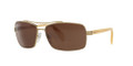 Prada Sunglasses PR 55QS MA18C1 Brushed Pale Gold 63-15-130