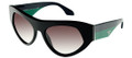 Prada Sunglasses PR 27QS TFX0A7 Black 56-18-140