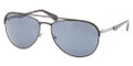 Prada Sunglasses PR 51QS 1BO0A9 Matte Black Gunmetal 59-16-140