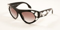 Prada Sunglasses PR 21QS 1AB0A7 Black 56-18-140
