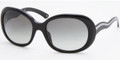 Prada Sunglasses PR 08LS 1AB3M1 Black 57-18-135