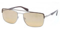 Prada Sunglasses PR 50QS LAH2C2 Matte Brown Gunmetal 58-18-140