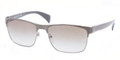 Prada Sunglasses PR 51OS SL34M1 Brushed Black 58-17-140