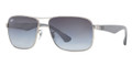 Ray Ban Sunglasses RB 3516 019/8G Matte Silver 59-15-140