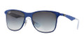 Ray Ban Sunglasses RB 3521 161/8G Matte Blue 52-18-140