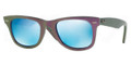 Ray Ban Sunglasses RB 2140F 611217 Metallic Violet 52-22-150