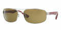 Ray Ban Sunglasses RB 3445 106 Gunmetal Brown 61-17-130