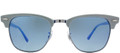Ray Ban Sunglasses RB 3016 11023Q Grey On Sky Blue Gunmetal 49-21-140