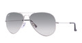 Ray Ban Sunglasses RB 3025 003/32 Silver 62-14-135