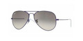 RAY BAN Sunglasses RB 3025 087/32 Metal Violet 55MM