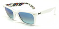 Ray Ban Sunglasses RB 2140 11163Q White Texture 54-18-150