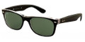 Ray Ban Sunglasses RB 2132 605258 Top Black On Transparent 52-18-145