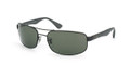 Ray Ban Sunglasses RB 3445 006/58 Matte Black 61-17-130