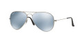 Ray Ban Sunglasses RB 3025 019/W3 Silver 58-14-135