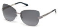 Roberto Cavalli Sunglasses RC831S 16B Shiny Palladium  62-14-135