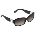 Salvatore Ferragamo Sunglasses SF608SA 001 Solid Black 59-16-130