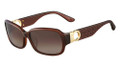 Salvatore Ferragamo Sunglasses SF608SA 210 Crystal Brown 59-16-130