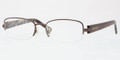Anne Klein 9109 Eyeglasses 531 Shiny Dark Br (5217)