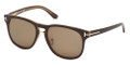 Tom Ford Sunglasses FT0346 50J Dark Brown 55-17-145