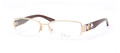 DIOR  3706 Eyeglasses 0VKQ Rose Gold Br Pearl 53-16-135