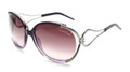 Roberto Cavalli Narciso RC524S Sunglasses 83Z Violet & Silver