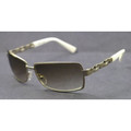  Giorgio Armani 603/S Sunglasses 03YGDB Light Gold/Wht (6213)