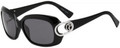  Giorgio Armani 654/S Sunglasses 0D28 Shiny Blk (5717)