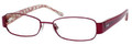 FOSSIL LEXIE Eyeglasses 01W1 Burg 53-16-135