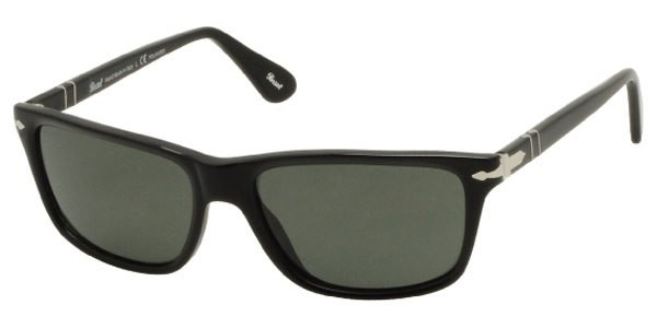 Persol Sunglasses PO 3026S 95/58 Blk 55MM - Elite Eyewear Studio