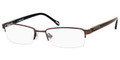 FOSSIL MARCO Eyeglasses 01C2 Satin Br 52-17-140