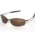 Oakley Whisker 4020 Sunglasses 05-765 Titanium Brushed Chrome