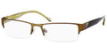 FOSSIL NICHOLAS Eyeglasses 0P2X Satin Br 52-17-140