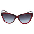 Burberry BE 4206F Sunglasses 35918G Top Red Horn On Bordeaux 55-17-140
