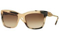 Burberry BE 4207F Sunglasses 350113 Light Horn 56-20-140