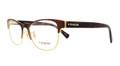 Coach HC 5074 Eyeglasses 9240 Satin Brown Gold/Dark Tortoise 52-17-135