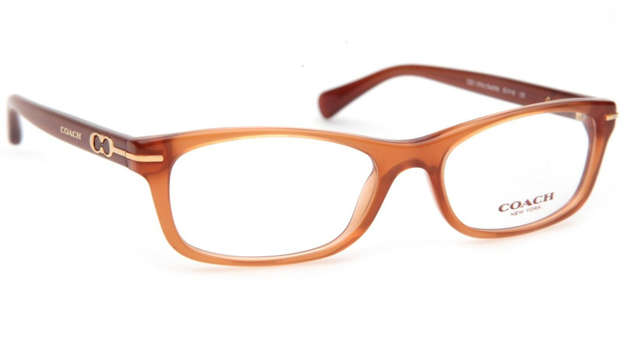 Coach Glasses Frames Only HC 6054 Color 5251 Size 50 16 135 With Case And Cloth Amazon.com: COACH HC6054-5001 Eyeglass Frame DARK TORTOISE w  main image 4