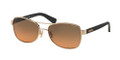 Coach HC 7054 Sunglasses 922395 Gold/Black 56-16-135