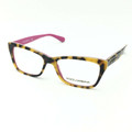 Dolce & Gabbana DG 3215 Eyeglasses 2892 Havana On Cyclamen 52-16-140