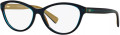 Dolce & Gabbana DG 3232 Eyeglasses 2958 Petroleum On Gold 53-15-140