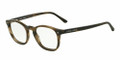 Giorgio Armani AR 7074 Eyeglasses 5405 Striped Matte Brown 50-19-145