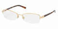 Ralph Lauren RL5055 Eyeglasses 9004 Shiny Gold (5116)