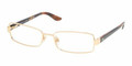 Ralph Lauren RL5059 Eyeglasses 9004 Shiny Gold (5216)