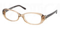 RALPH LAUREN RL 6074 Eyeglasses 5217 Mud Transp 53-16-140
