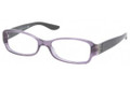 RALPH LAUREN RL 6078B Eyeglasses 5242 Transp Violet 54-16-135