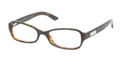 RALPH LAUREN RL 6082 Eyeglasses 5260 Blk Havana 52-16-135